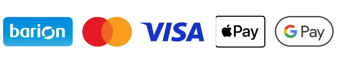 Barion, Mastercard, Visa, Apple Pay és Google Pay